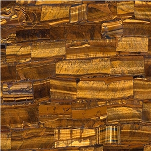 Yellow Blue Tiger Eye Semi Precious Stone Tables