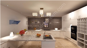 Good Price Calacatta Clouds Nao Glass Stone Tiles