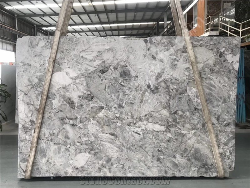 Horizon Grey Quartzite Slab Tiles Elegant for Wall