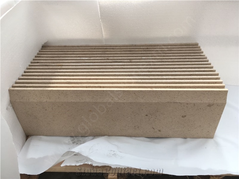 Portugal Beige Limestone Moca Cream Stairs