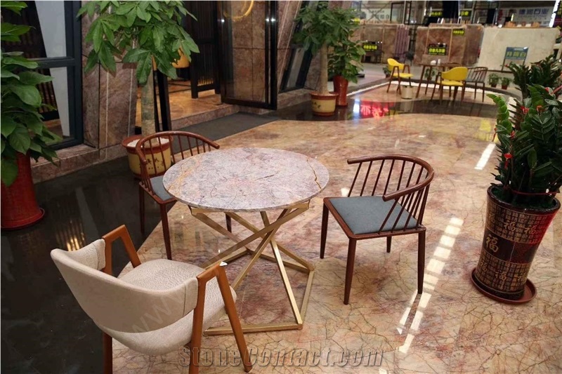 Yellow Golden Emperador Marble Walling