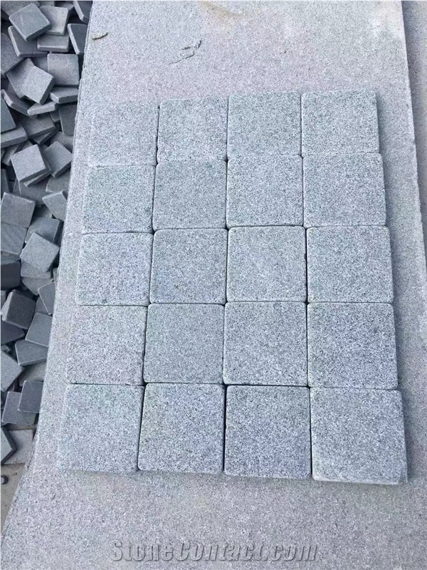 Padang Dark Changtai G654 Gray Cobble Pavers