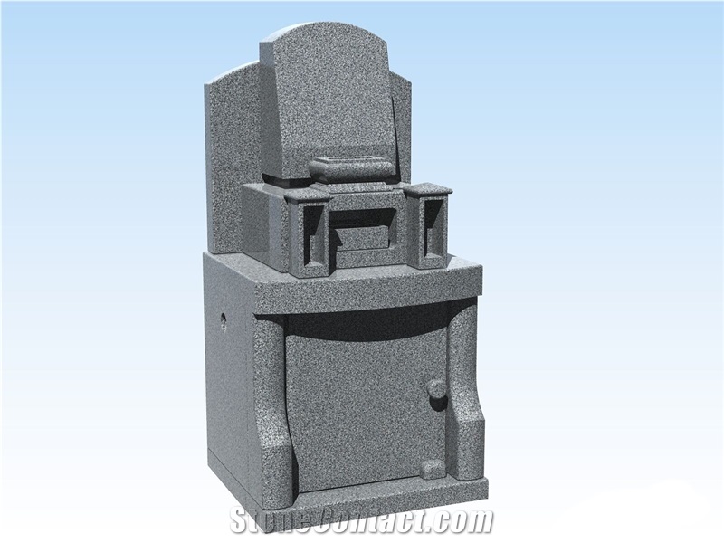 Japanese Style Tombstone by Granite