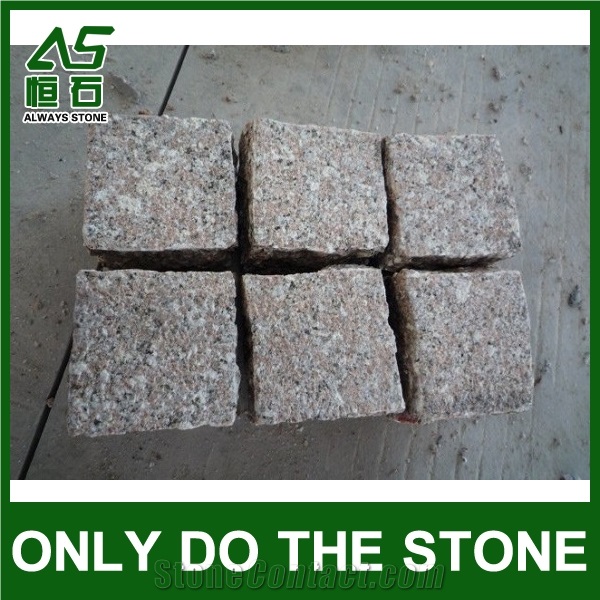 G648 Granite Cube Stone & Cobble Stone
