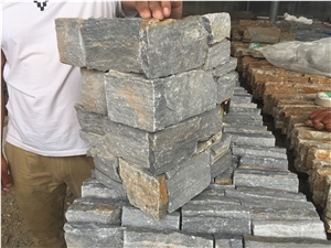 Quartzite Z Stone Cladding with Concrete Back