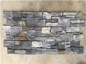 Quartzite Z Stone Cladding with Concrete Back
