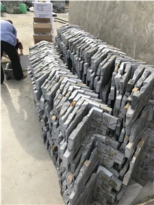 Quartzite Z Stone Cladding with Concrete Back