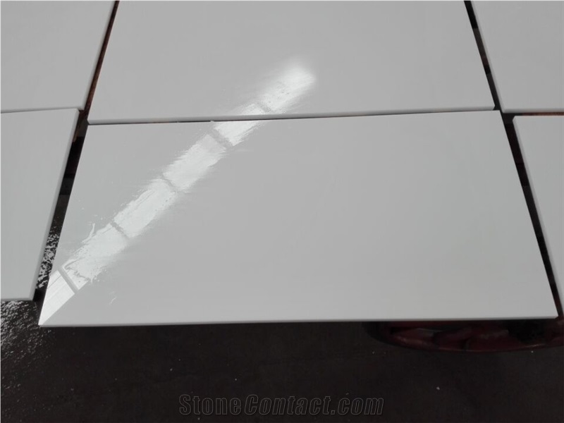 Pure White Nano Crystallized Glass Stones Panels
