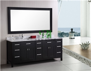 Carrara White Marble Vanity Top, Bathroom Tops
