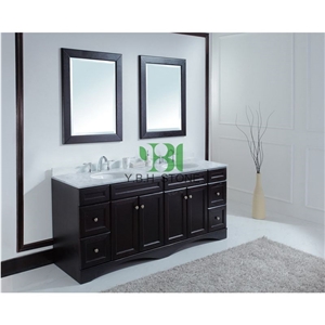 Carrara White Marble Vanity Top, Bathroom Tops