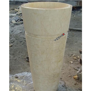 Vessel Sink Vanity Top One Piece Pedestal Basins