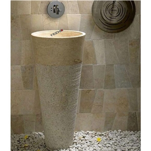 Vessel Sink Vanity Top One Piece Pedestal Basins
