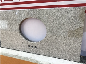 Pearl White Granite Bathroom Vanity Bath Tops