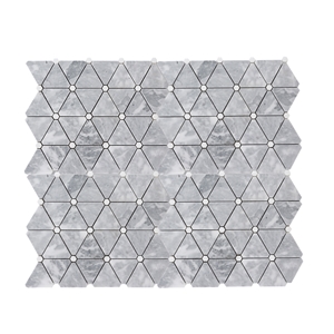 China Standard Size Bardiglio Gray Marble Mosaic
