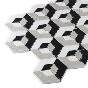 For Interior Wall Decoration 3d Blend Mixed Mosaic