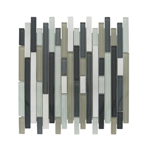 Kitchen Backsplash Mixed Color Marble Mosaic