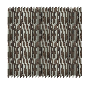 Mixed Color 3d Marble Mosaic Floor Tile