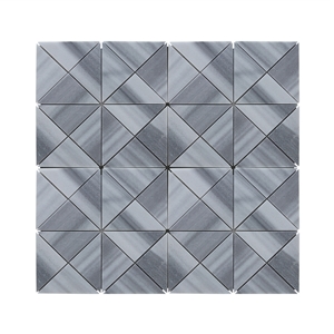 Polish Material Marmara Cross Marble Mosaic Tile