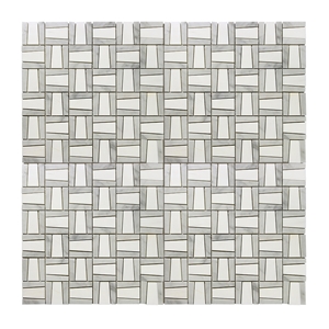 Swastika Pattern Dolomiti White Mosaic