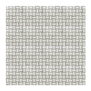 Swastika Pattern Dolomiti White Mosaic