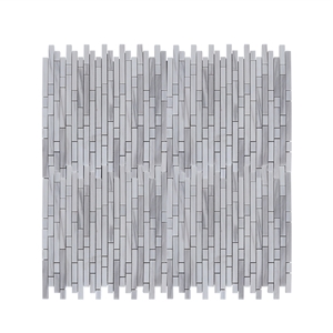 Wall Backsplash Dolomiti Linear Marble Mosaic Tile