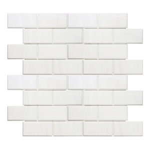 Wall Floor Brick with Bevel Marble Mosaic Tile