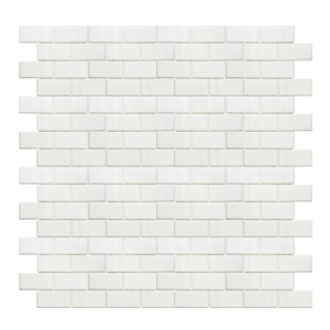 Wall Floor Brick with Bevel Marble Mosaic Tile