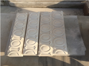Engravings Reliefs Decoration White Limestone