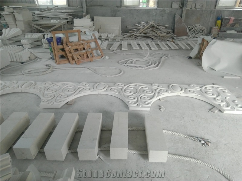 Engravings Reliefs White Sandstone Marble Carved