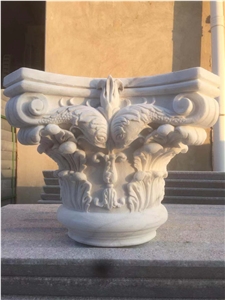 White Marble Capital Dolphin Customize Dimension White Marble Capital Dolphin Customize Dimension