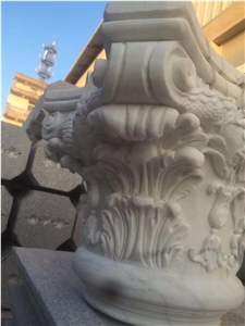White Marble Capital Dolphin Customize Dimension