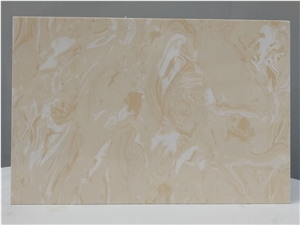 Beige Flower Artificial Marble