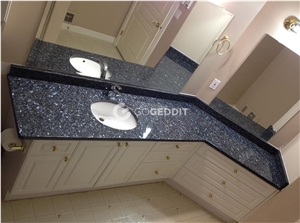 Blue Pearl Granite Bathroom Countertop for Hotel