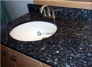 Blue Pearl Granite Bathroom Countertop for Hotel