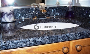 Blue Pearl Granite Bathroom Countertop