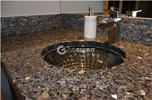Blue Pearl Granite Custom Vanity Top
