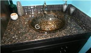 Blue Pearl Granite Custom Vanity Top
