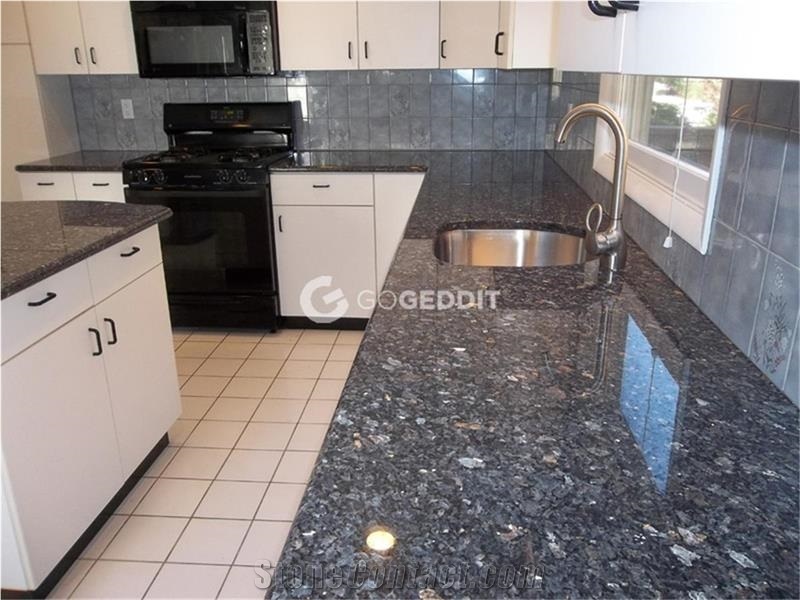 Blue Pearl Granite Kitchen Countertop