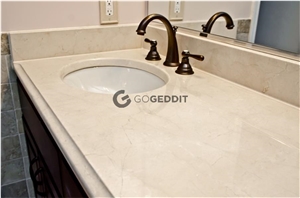 Crema Marfil Marble Custom Vanity Top