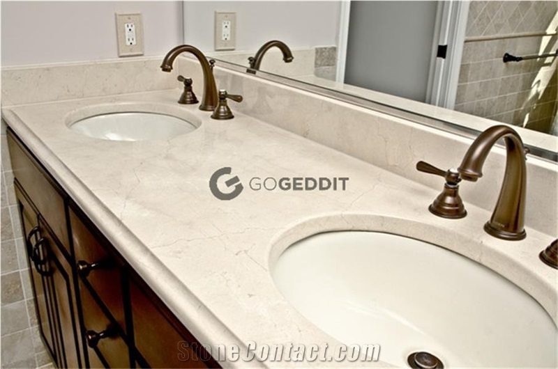 Crema Marfil Marble Custom Vanity Top