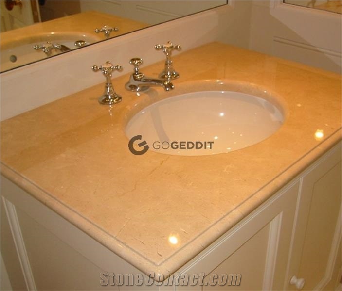 Crema Marfil Marble Custom Vanity Top