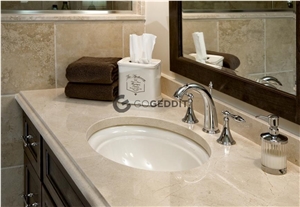 Crema Marfil Marble Custom Vanity Top