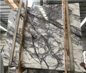 Milas Lilac New York White Marble Bathroom Tiles