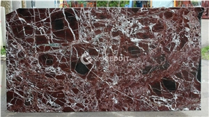Rosso Levanto Marble Bar Top