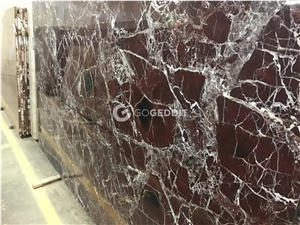Rosso Levanto Marble Bar Top