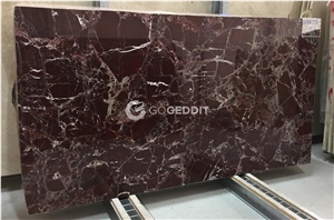 Rosso Levanto Marble Bar Top