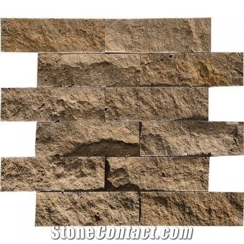Blasting Travertine Split Mosaic
