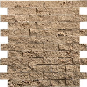 Blasting Travertine Split Mosaic