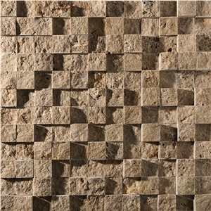 Blasting Travertine Split Mosaic