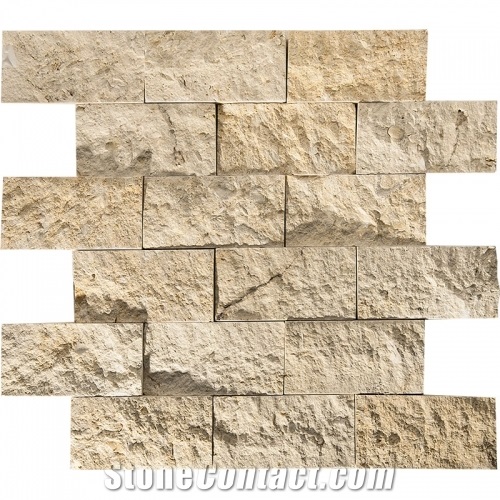 Blasting Travertine Split Mosaic